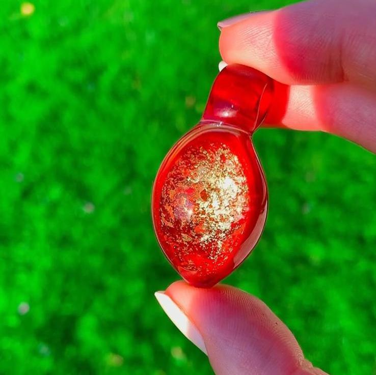 Red Dragon Tear Vortex Pendant - DTC