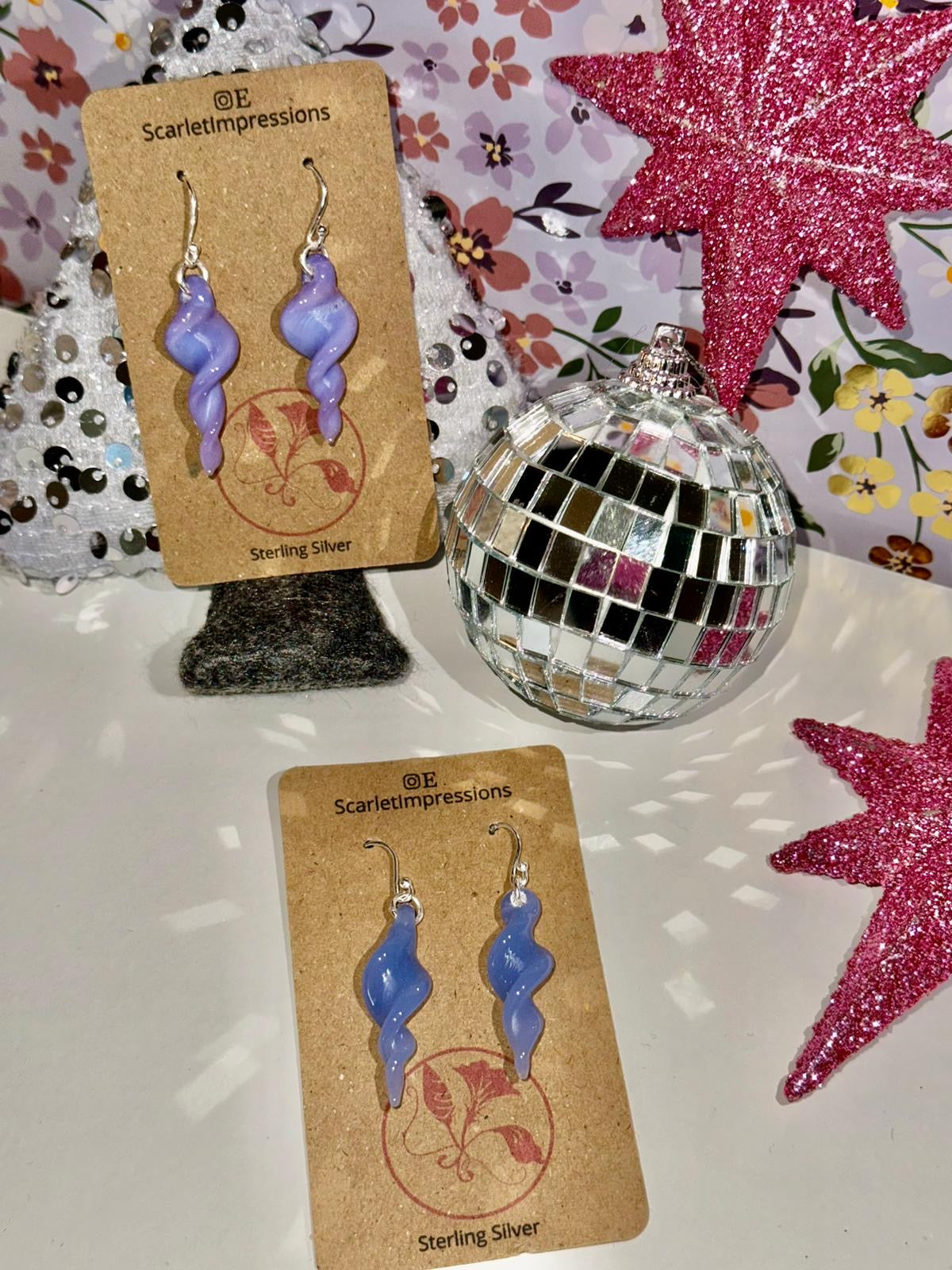Luxury Glass Icicle Earrings