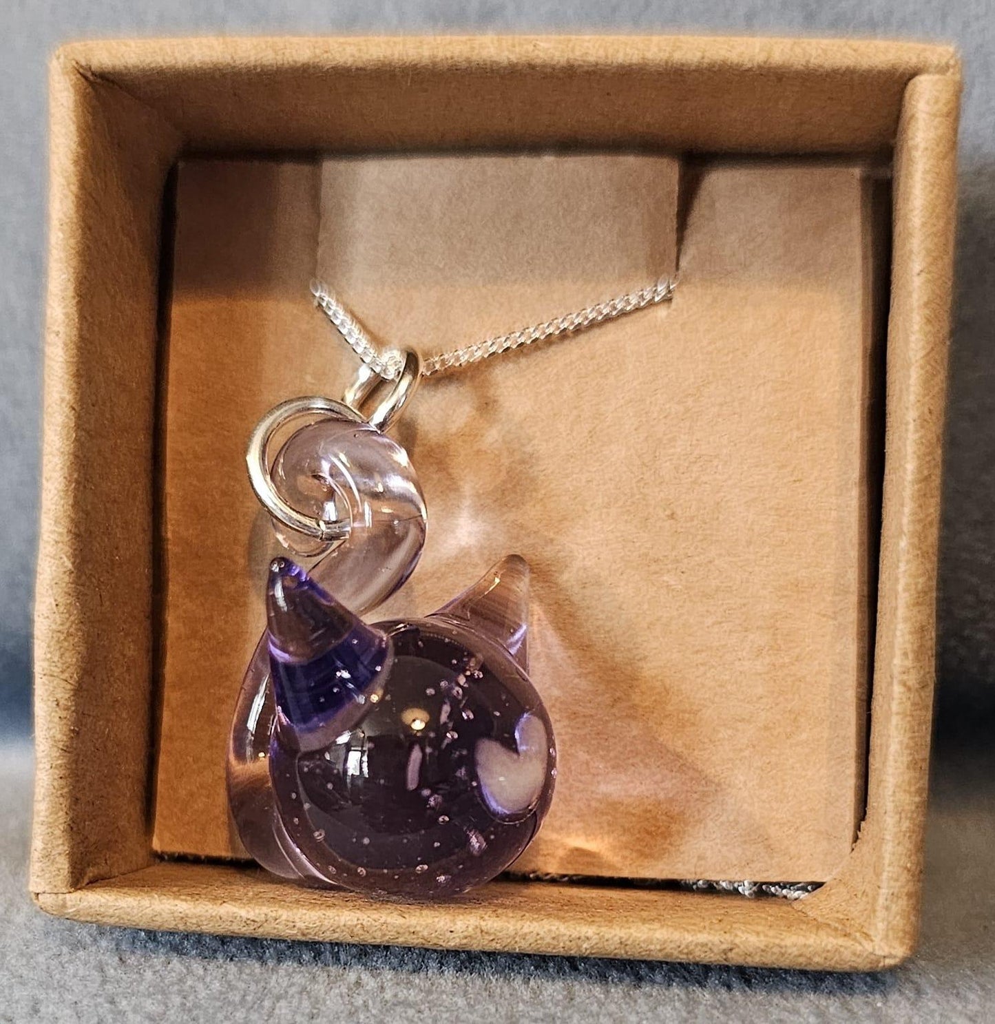 Lilac Cat Pendant