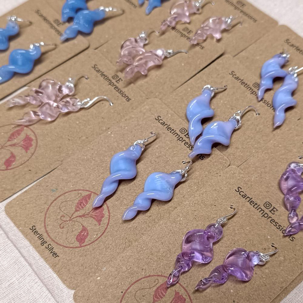 Luxury Glass Icicle Earrings