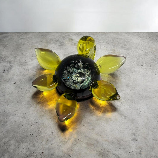 Summer Glass Vortex SunFlower Pendant